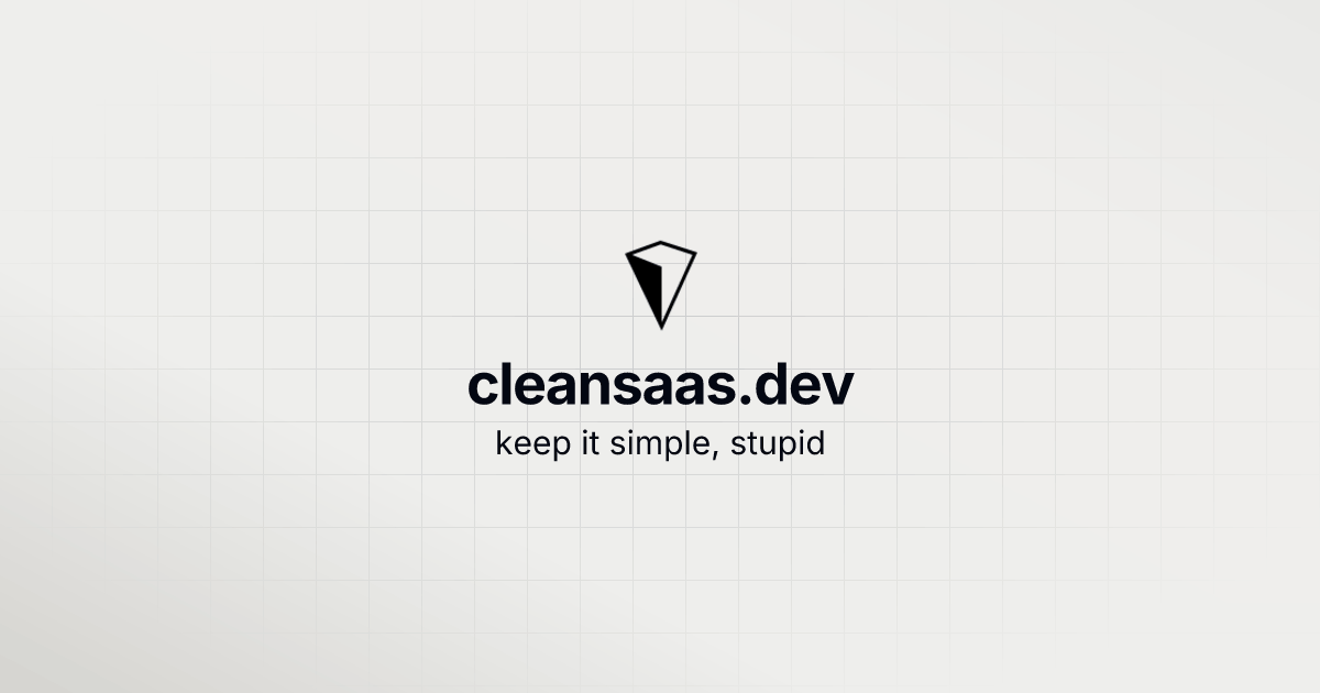 cleansaas.dev